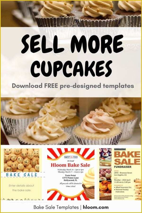 Sales Flyer Templates Free Download Of 17 Best Images About Bake Sale Flyers On Pinterest