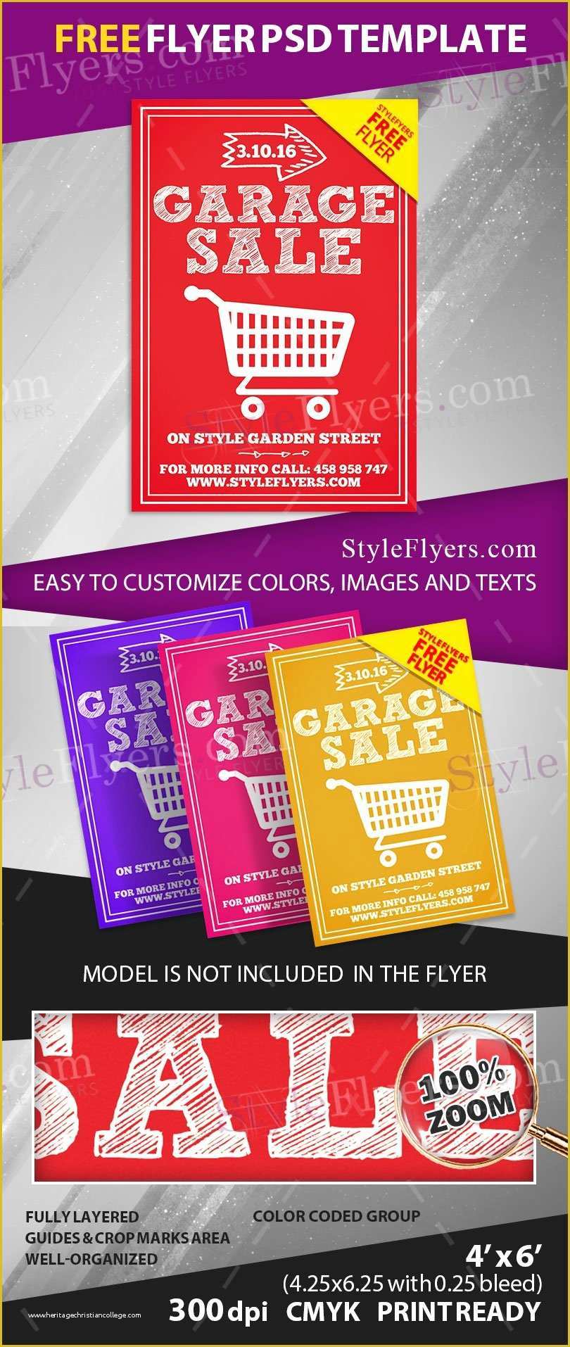 Sales Flyer Templates Free Download Of Garage Sale Free Psd Flyer Template Free Download