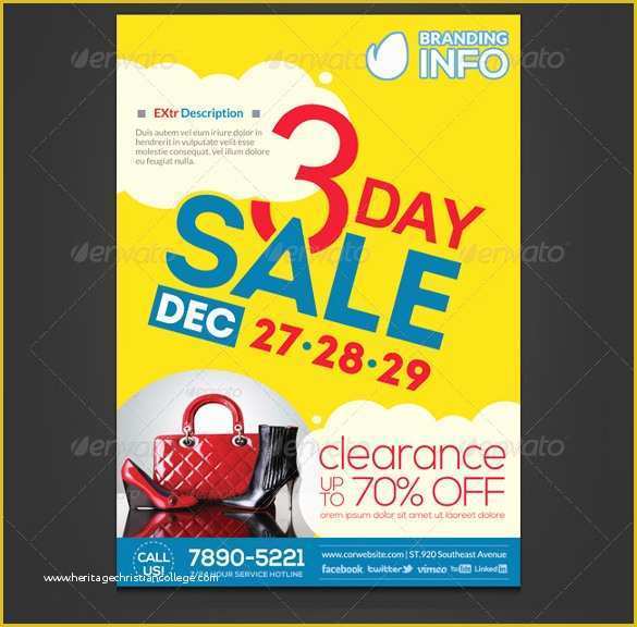 Sales Flyer Templates Free Download Of Sales Flyer Template – 61 Free Psd format Download