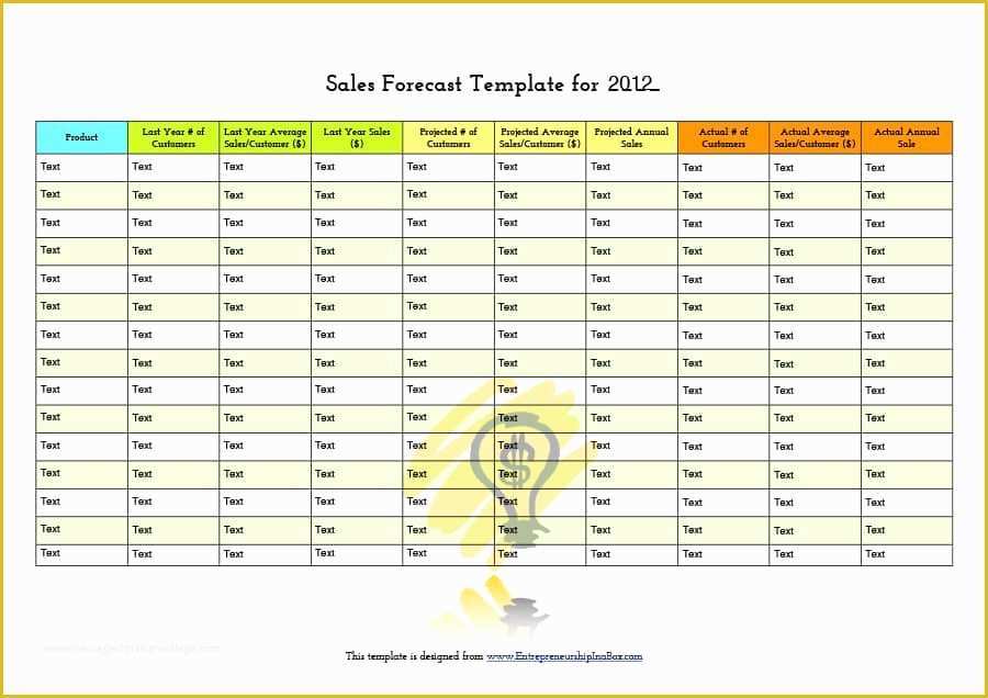 Sales forecast Template Excel Free Of 39 Sales forecast Templates & Spreadsheets Template Archive