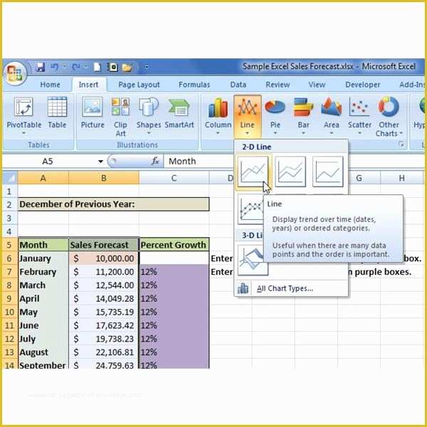 Sales forecast Template Excel Free Of How to Create A Sales forecast In Excel Free Excel Sales
