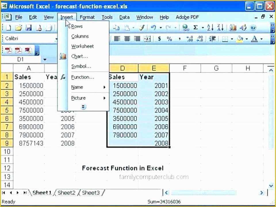 Sales forecast Template Excel Free Of Sales forecast Spreadsheet Template How to Excel and Month