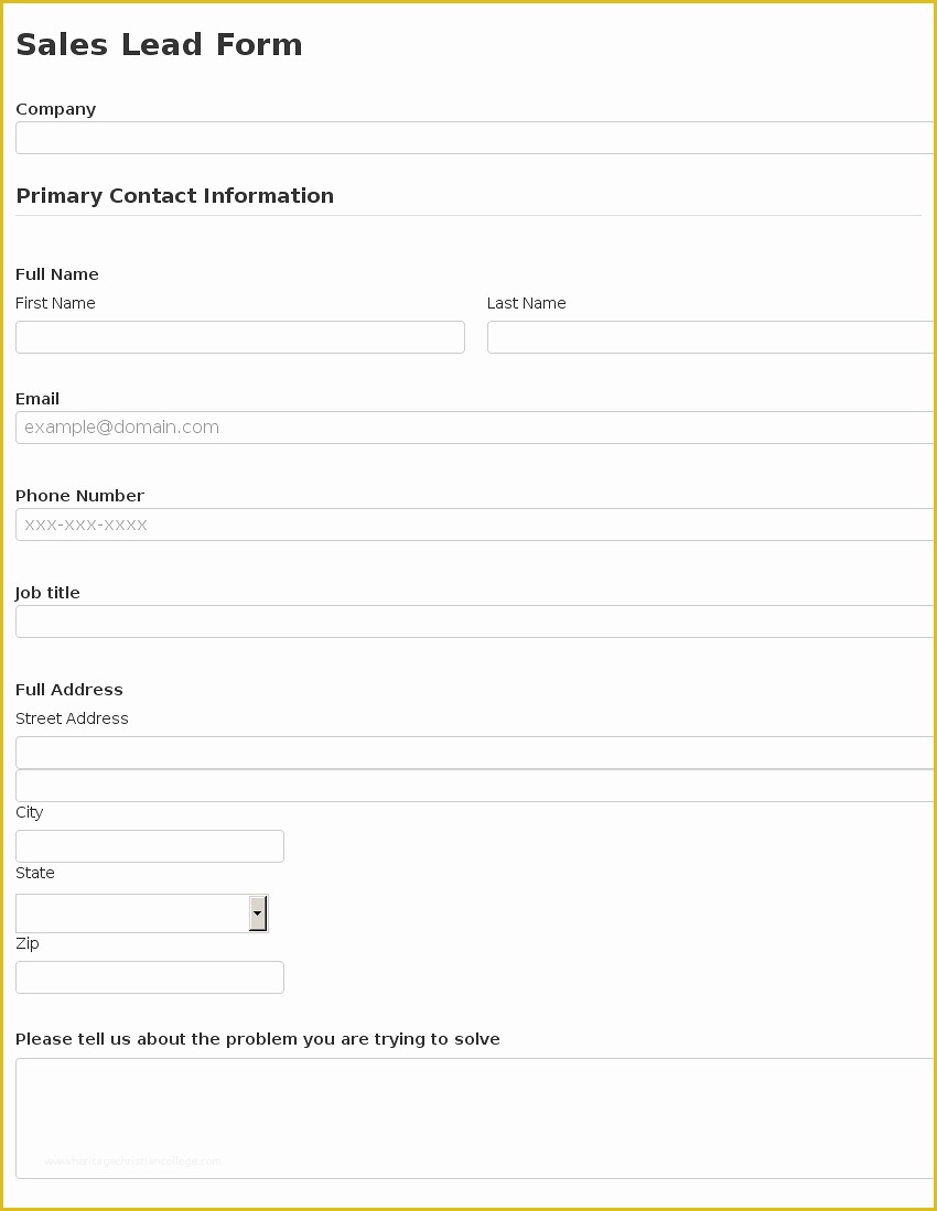 Sales Lead Sheet Template Free Of Business form Template Gallery