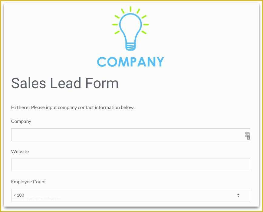Sales Lead Sheet Template Free Of How Line forms Can Increase Productivity · formstack Blog