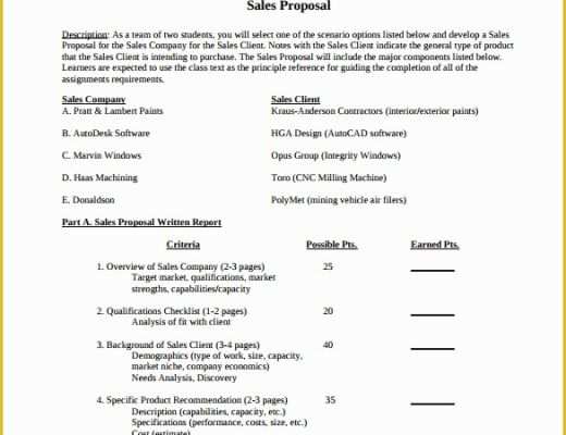 Sales Proposal Template Word Free Of 20 Sample Sales Proposal Templates – Pdf Word Psd