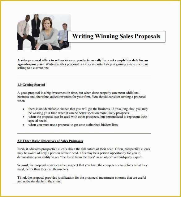 Sales Proposal Template Word Free Of Writing Proposal Template 19 Free Word Excel Pdf