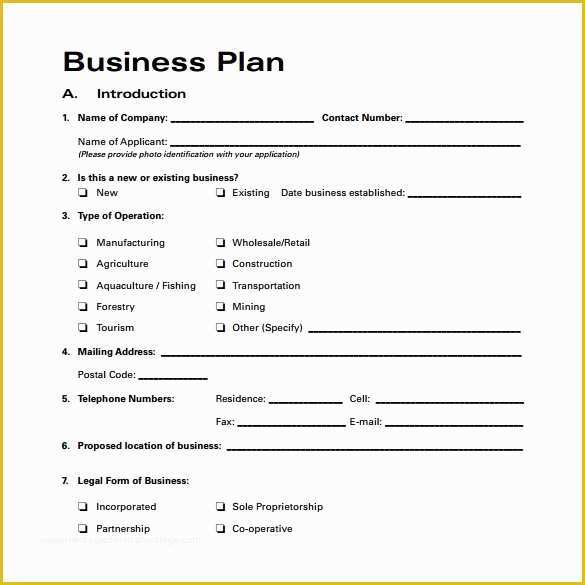 Salon Business Plan Template Free Of Business Plan Template 32 Download Free Documents In