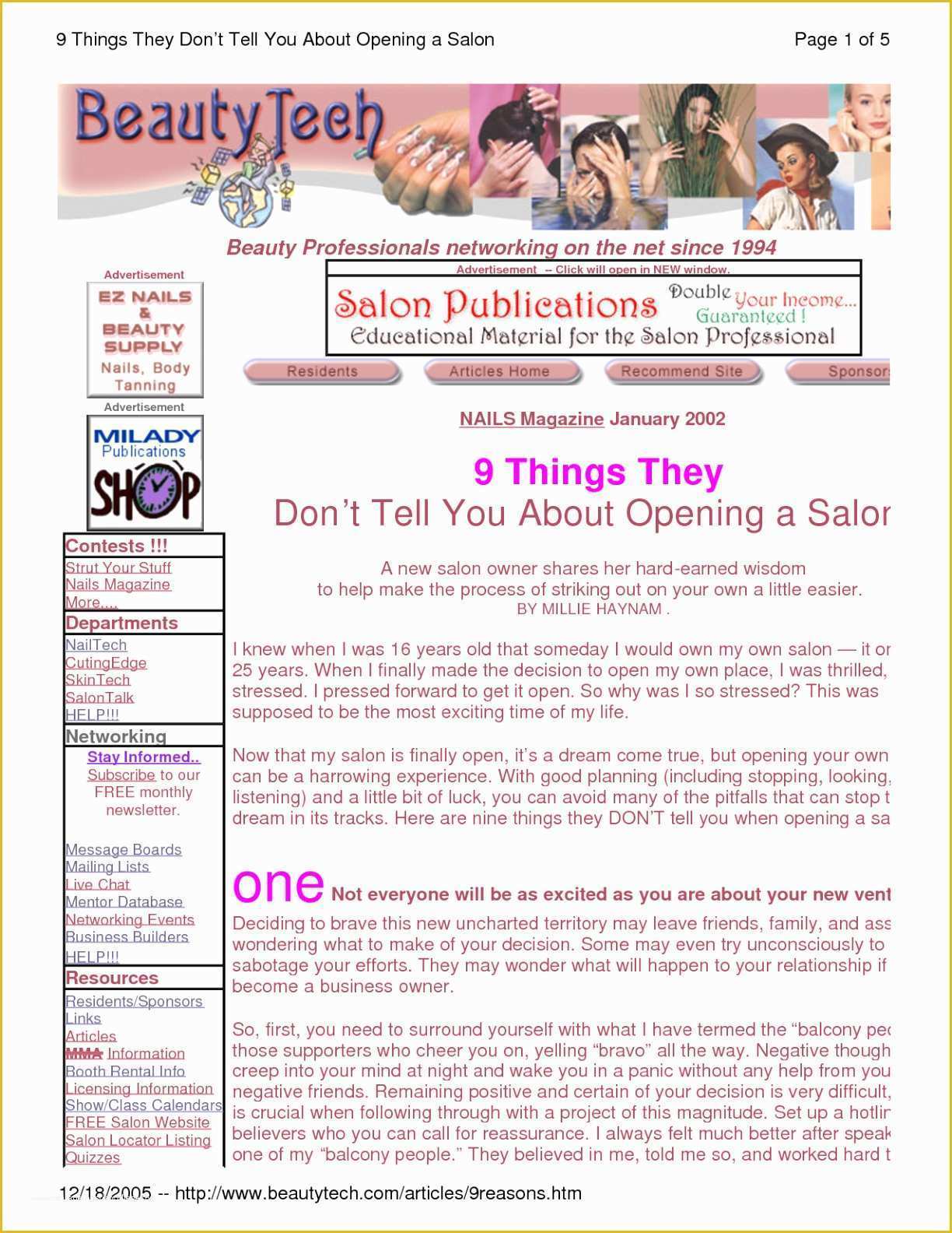 Salon Business Plan Template Free Of Free Tanning Salon Business Plan Template