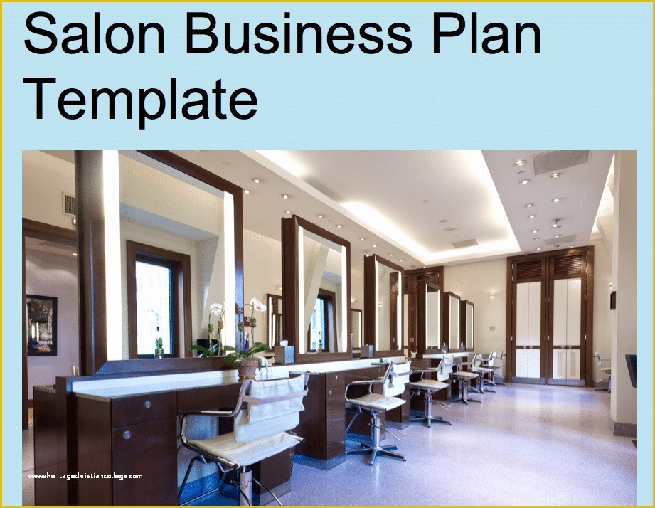 Salon Business Plan Template Free Of Salon Business Plan Template Black Box Business Plans
