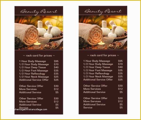 Salon Templates Free Download Of 22 Spa Menu Templates Psd Eps