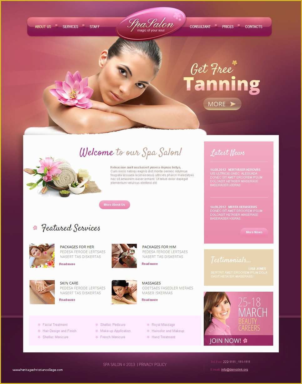 Salon Templates Free Download Of Beauty Salon Moto Cms HTML Template Web Design Templates