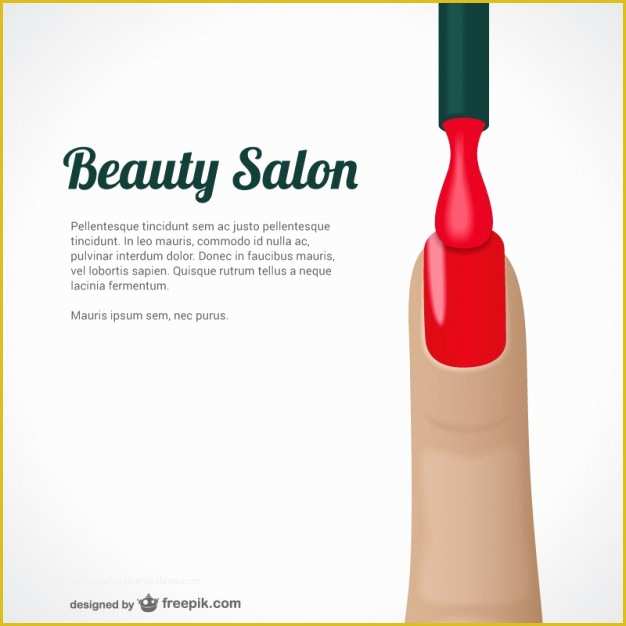 Salon Templates Free Download Of Beauty Salon Template Vector