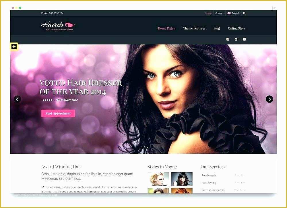 Salon Templates Free Download Of Free Barber Shop Website Template