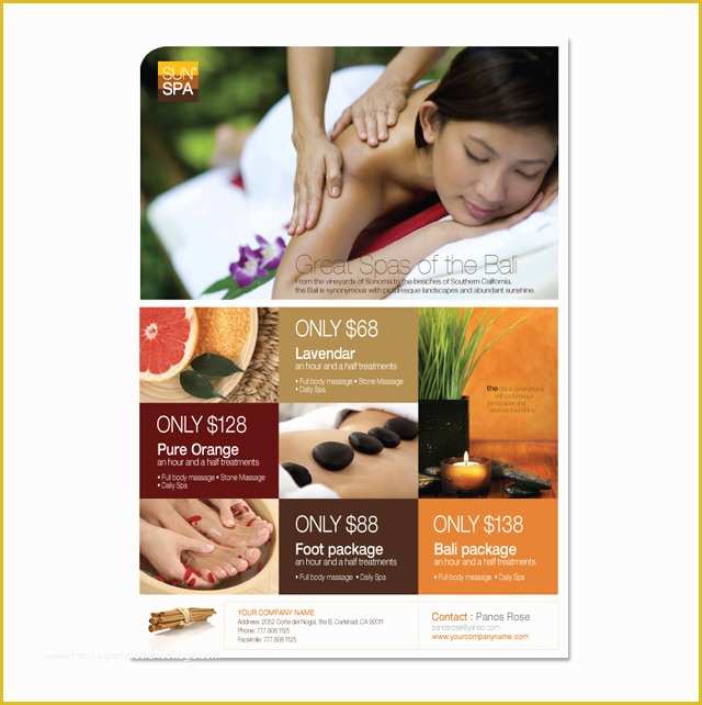 Salon Templates Free Download Of Spa Flyer Templates Free Beauty Spa Flyer
