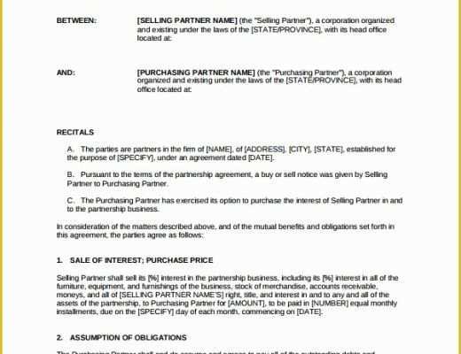 Sample Partnership Agreement Template Free Of Sample Partnership Dissolution Agreement Templates 7