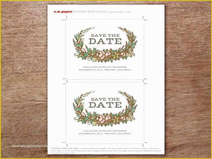 Save the Date Ae Template Free Download Of Pretty Fast and Easy A Printable Save the Date Template