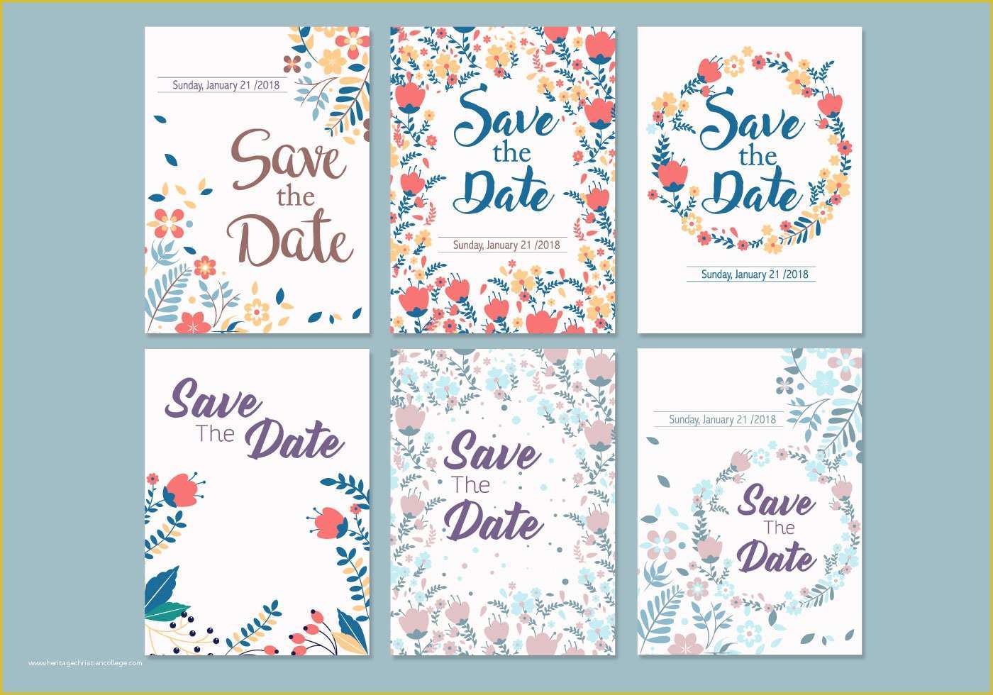 Save the Date Ae Template Free Download Of Wedding Save the Date Template Vector Download Free