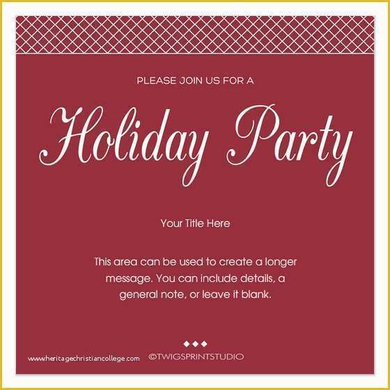 Save the Date Christmas Party Template Free Of Holiday Party Invitations &amp; Cards On Pingg
