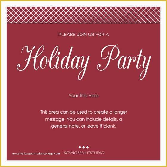 Save the Date Christmas Party Template Free Of Holiday Party Invitations & Cards On Pingg