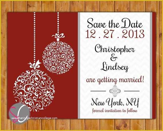 Save the Date Christmas Party Template Free Of Save the Date Christmas Party Templates Invitation Template