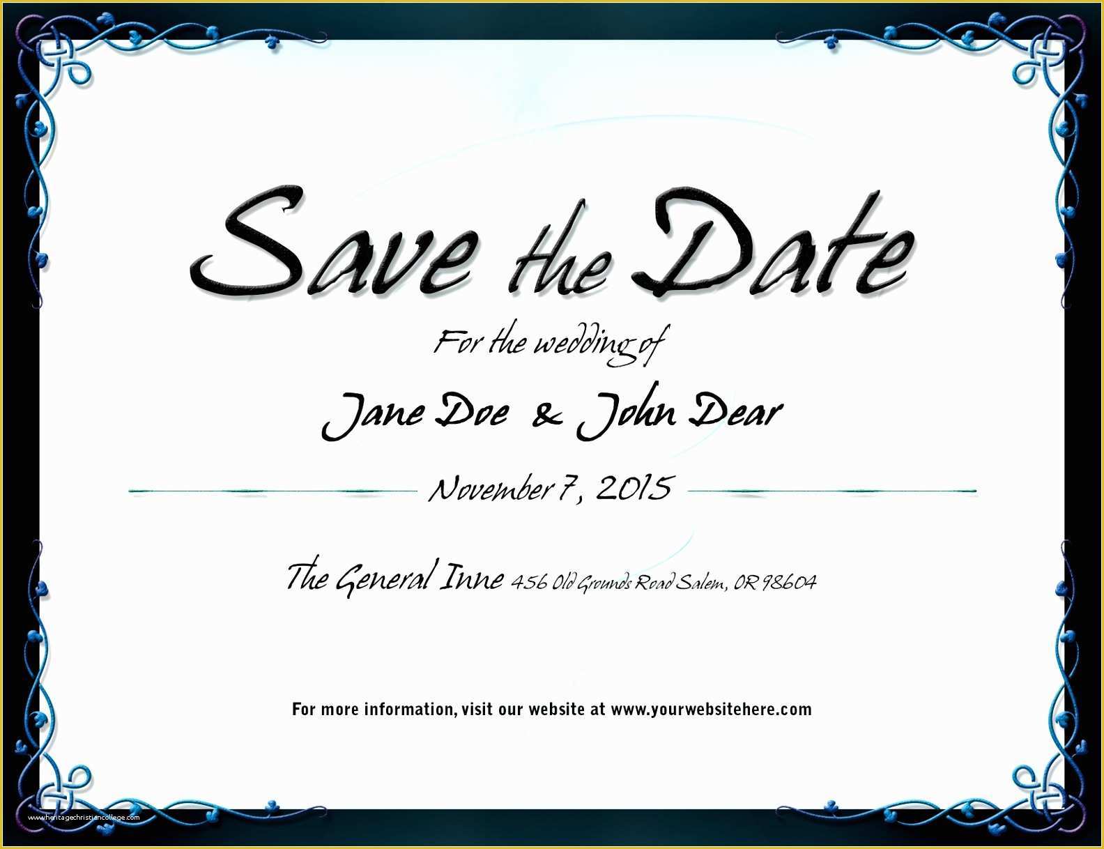 Save the Date Email Template Free Of 9 Business Save the Date Email Template Oaeup