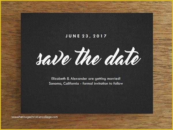Save the Date Email Template Free Of Printable Save the Date Retro Chalkboard – E Mpers