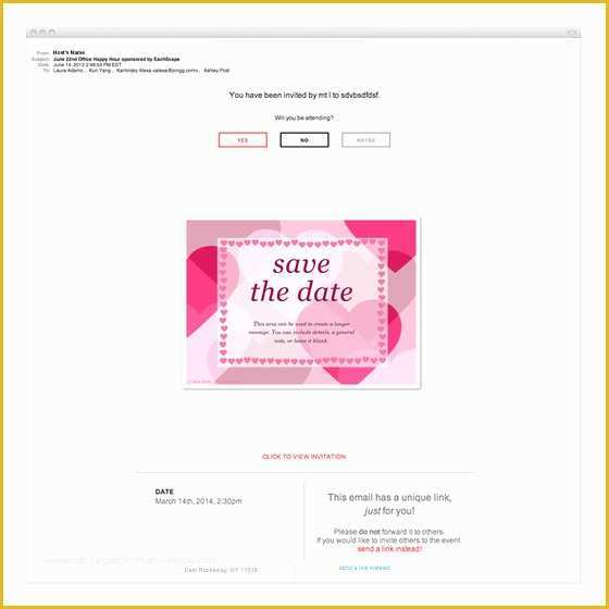Save the Date Email Template Free Of Save the Date Pink Invitations & Cards On Pingg