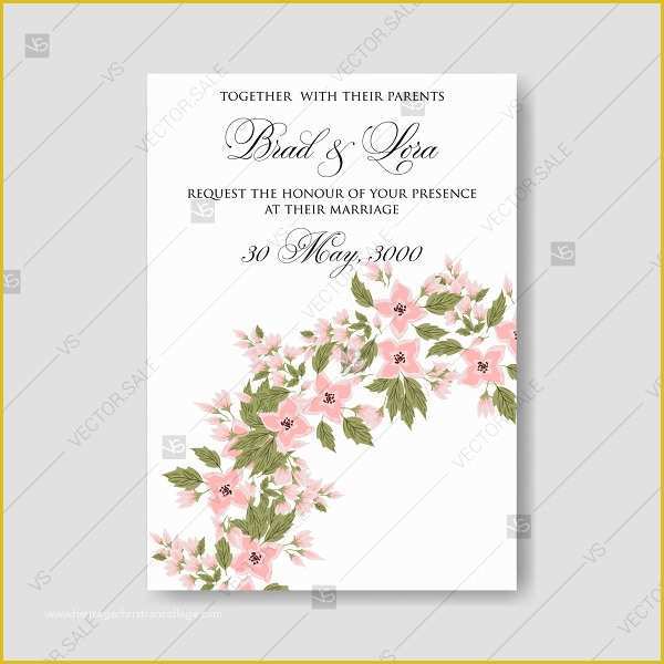 Save the Date Indian Wedding Templates Free Of orange West Indian Jasmine Sakura Flower Wedding