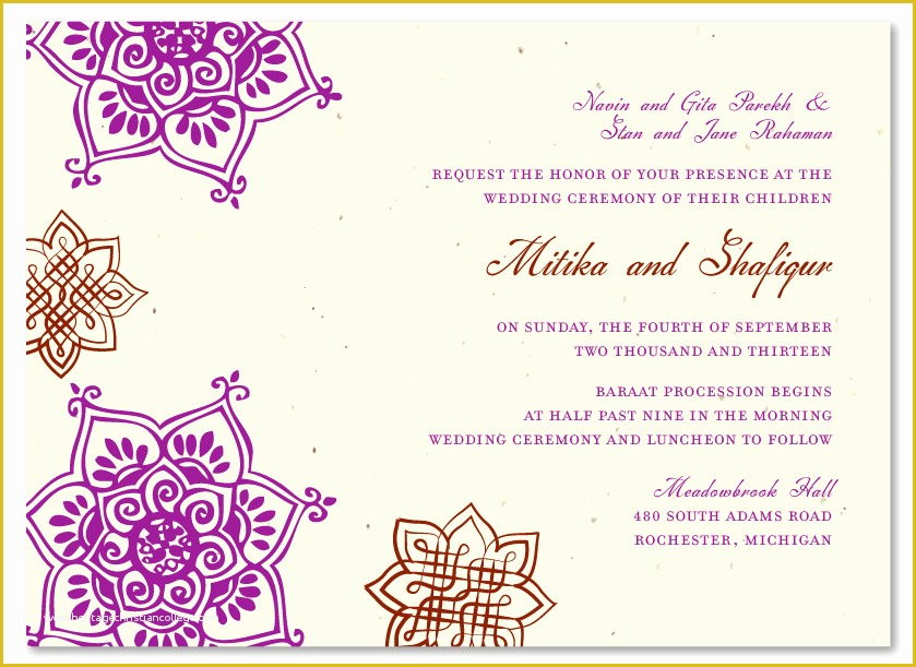 Save the Date Indian Wedding Templates Free Of Unique Wedding Invitations Indian Flowers