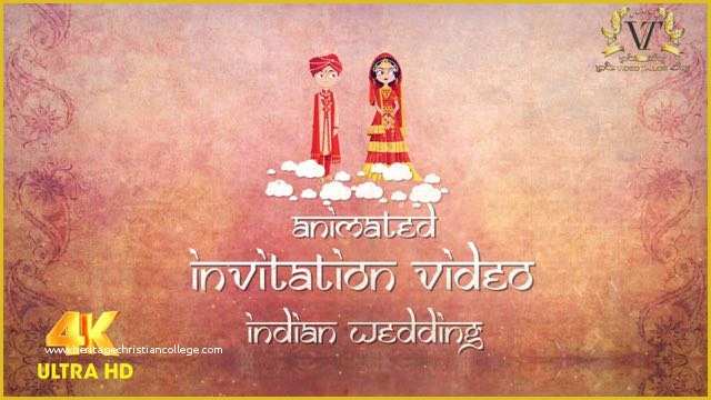 Save the Date Indian Wedding Templates Free Of Wedding Invitation Video for Whatsapp