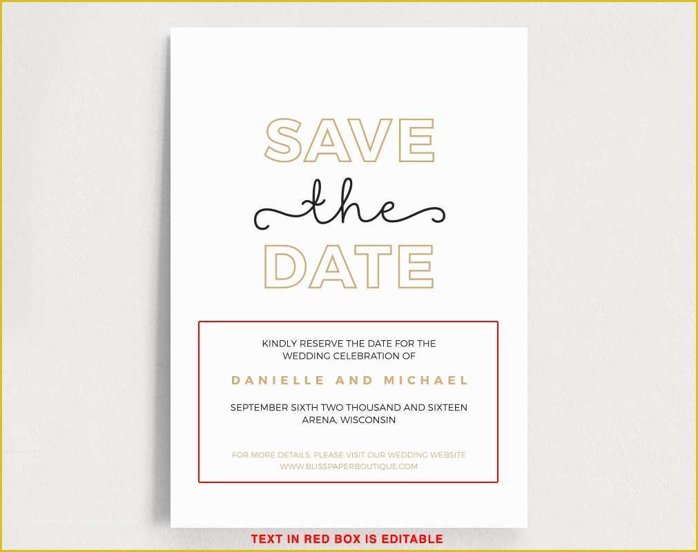 Save the Date Powerpoint Template Free Of Best S Of Editable Save the Date Wedding Save the