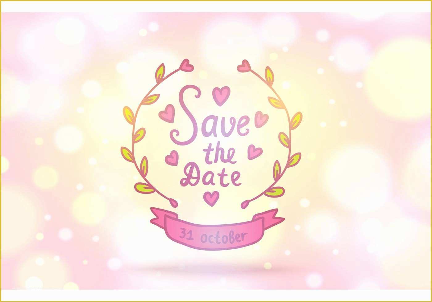Save the Date Powerpoint Template Free Of Free Save the Date Vector Background Download Free