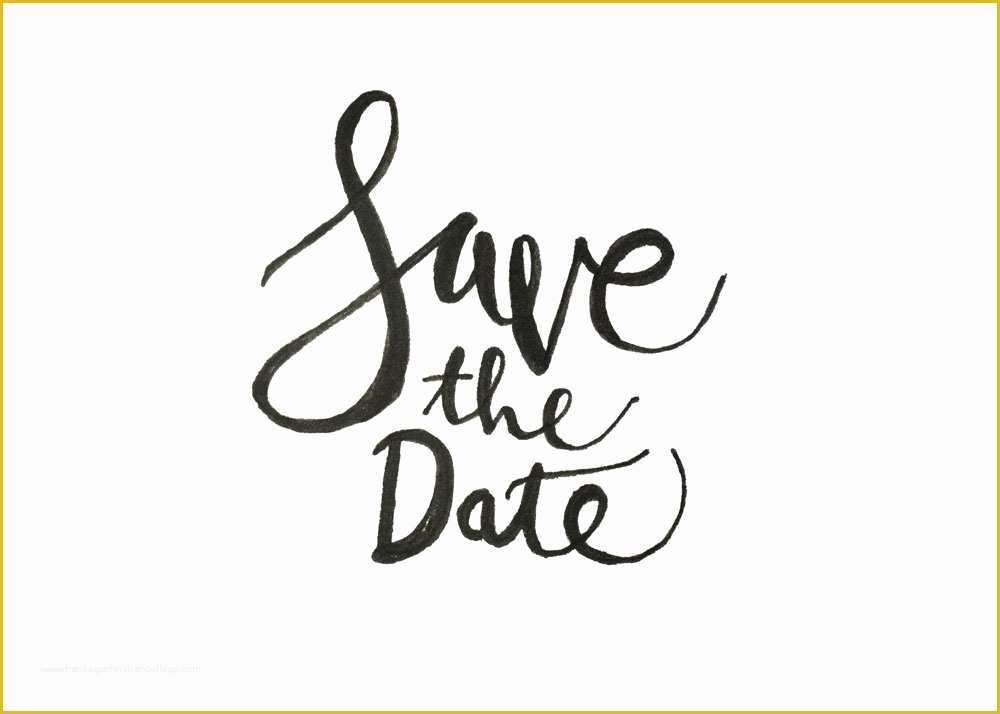 Save the Date Powerpoint Template Free Of How to Hand Letter Your Own Save the Dates Creative