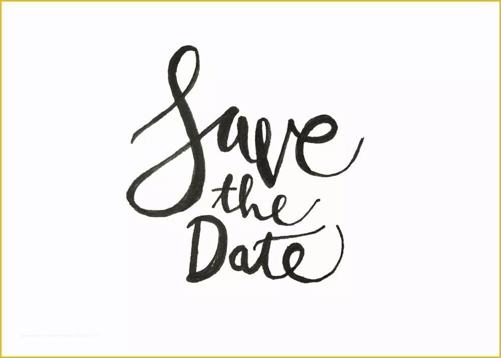 Save the Date Powerpoint Template Free Of How to Hand Letter Your Own Save the Dates Creative