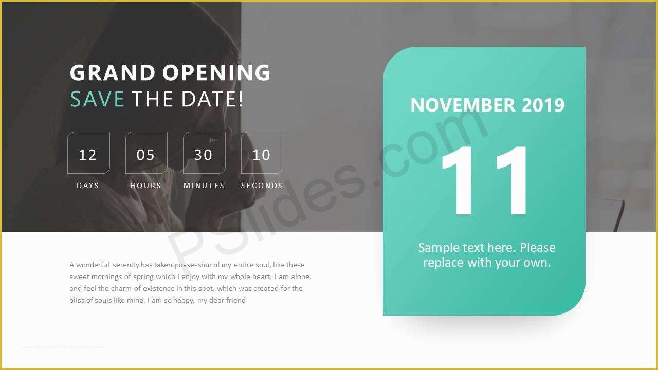 Save the Date Powerpoint Template Free Of Save the Date Ppt Slide