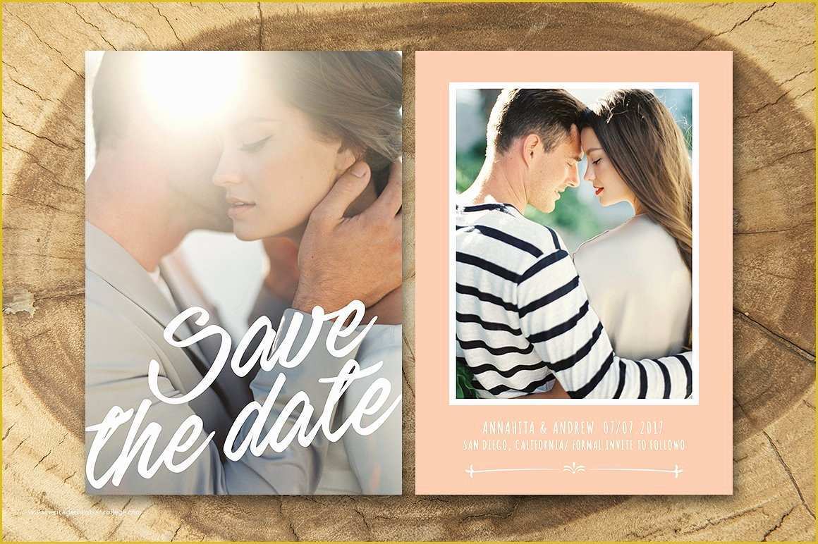 Save the Date Powerpoint Template Free Of Save the Date Template Wedding Templates Creative Market