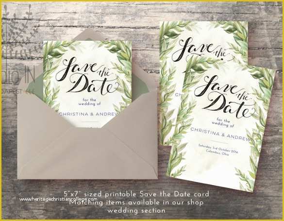 Save the Date Template Free Download Of 59 Wedding Card Templates Psd Ai