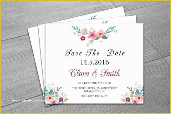 Save the Date Template Free Download Of Items Similar to Sale Wedding Save the Date Template
