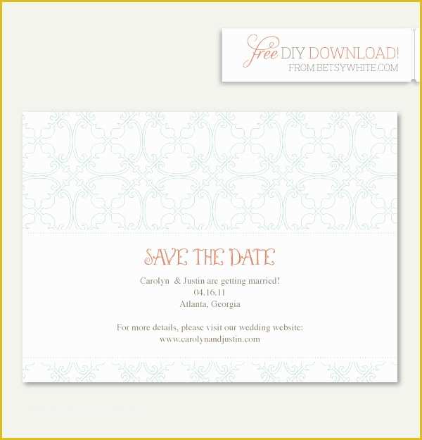 Save the Date Template Free Download Of Save the Date Templates