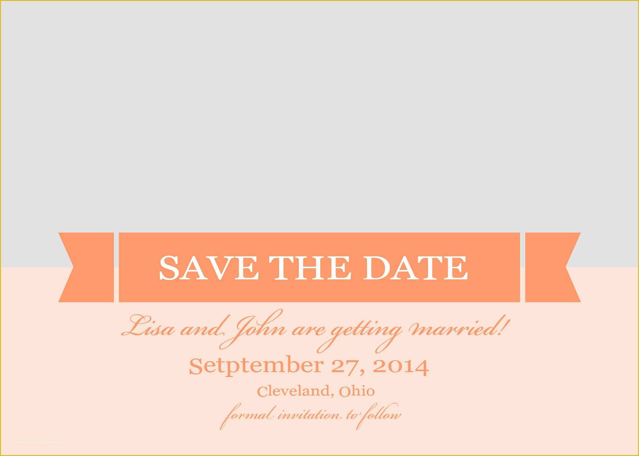 Save the Date Templates Free Online Of 5 Save the Date Card Editable Templates for Free