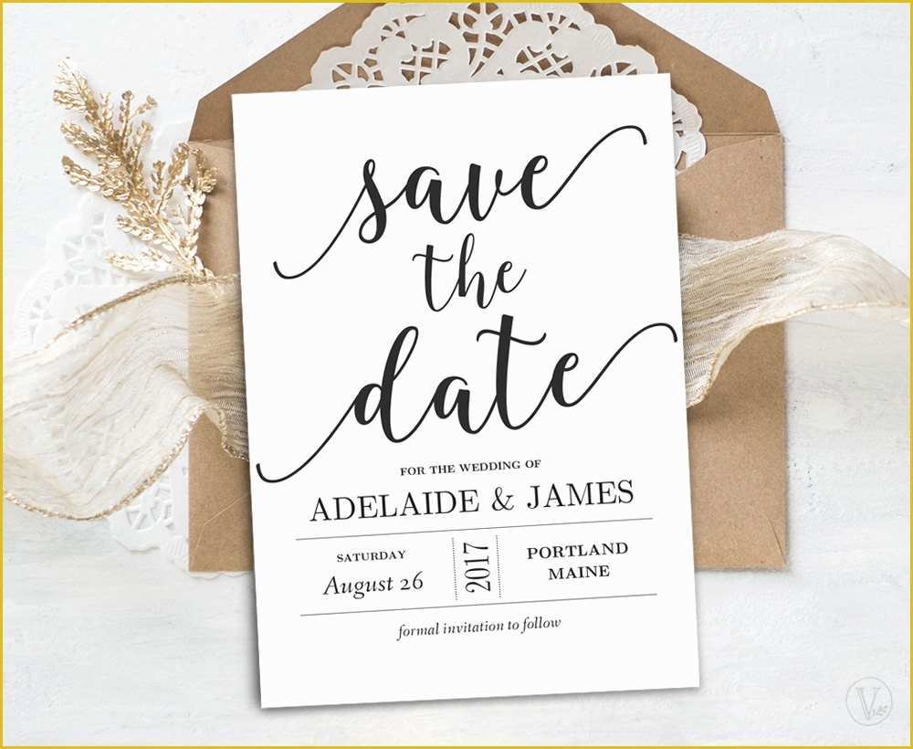 Save the Date Templates Free Online Of Save the Date Template Printable Save the Date Card Instant