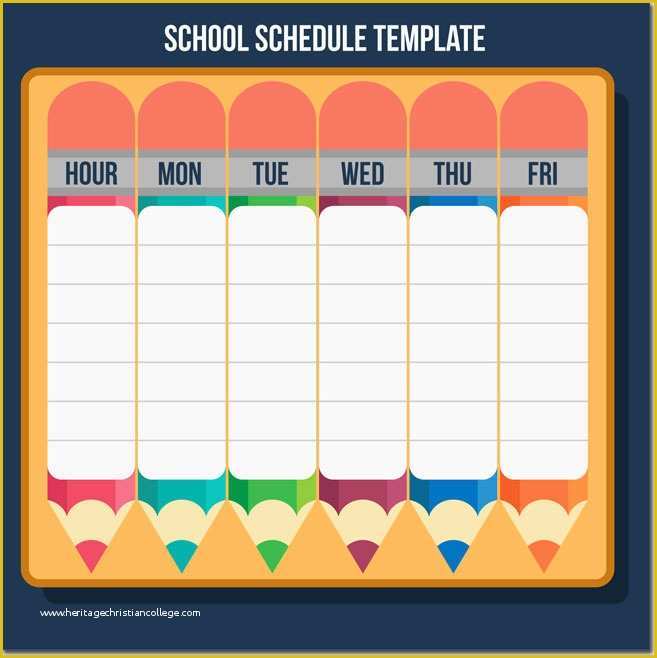 Schedule Template Free Download Of 10 Students Weekly Itinerary and Schedule Templates