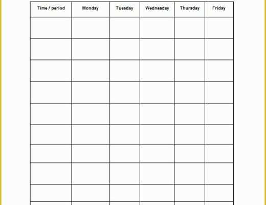 Schedule Template Free Download Of Blank Schedule Template – 21 Free Word Excel Pdf format