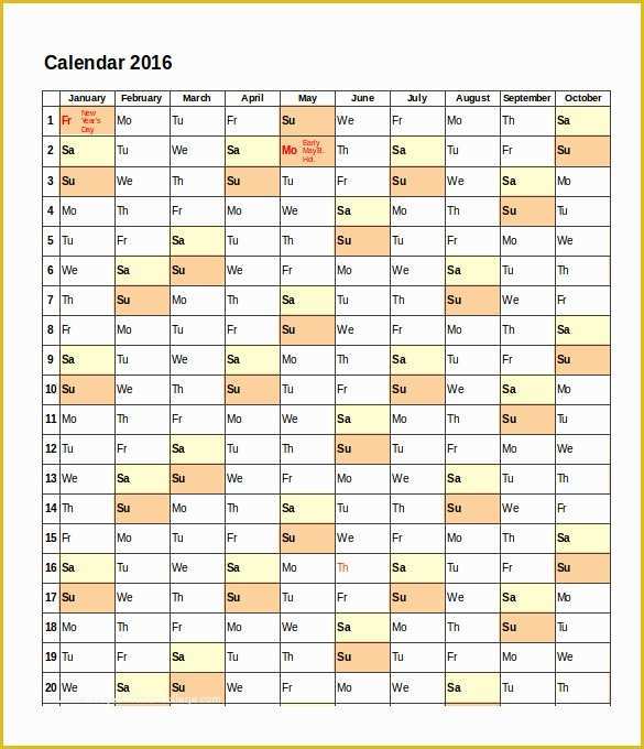 Schedule Template Free Download Of Excel Calendar Schedule Template – 15 Free Word Excel