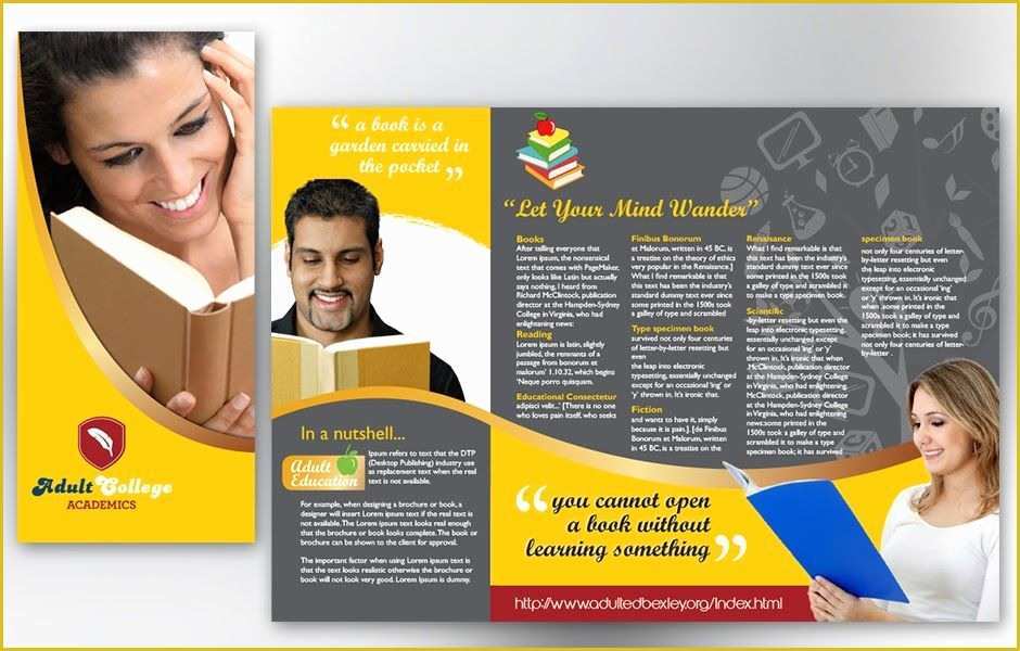 School Brochure Template Free Download Of School Brochure Template 