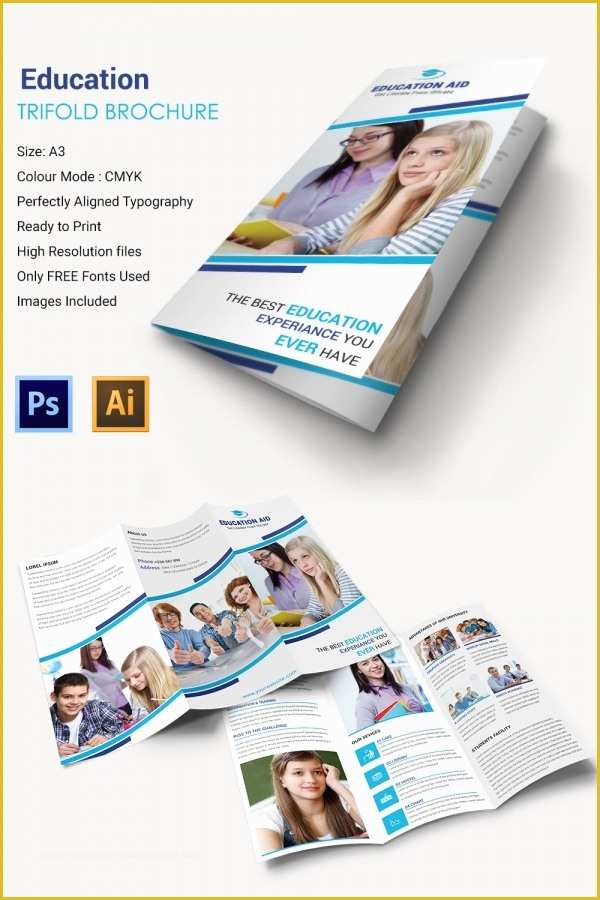 School Brochure Template Free Download Of Education Brochure Template 43 Free Psd Eps Indesign