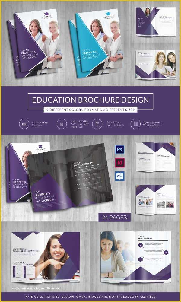 School Brochure Template Free Download Of Education Brochure Template 43 Free Psd Eps Indesign