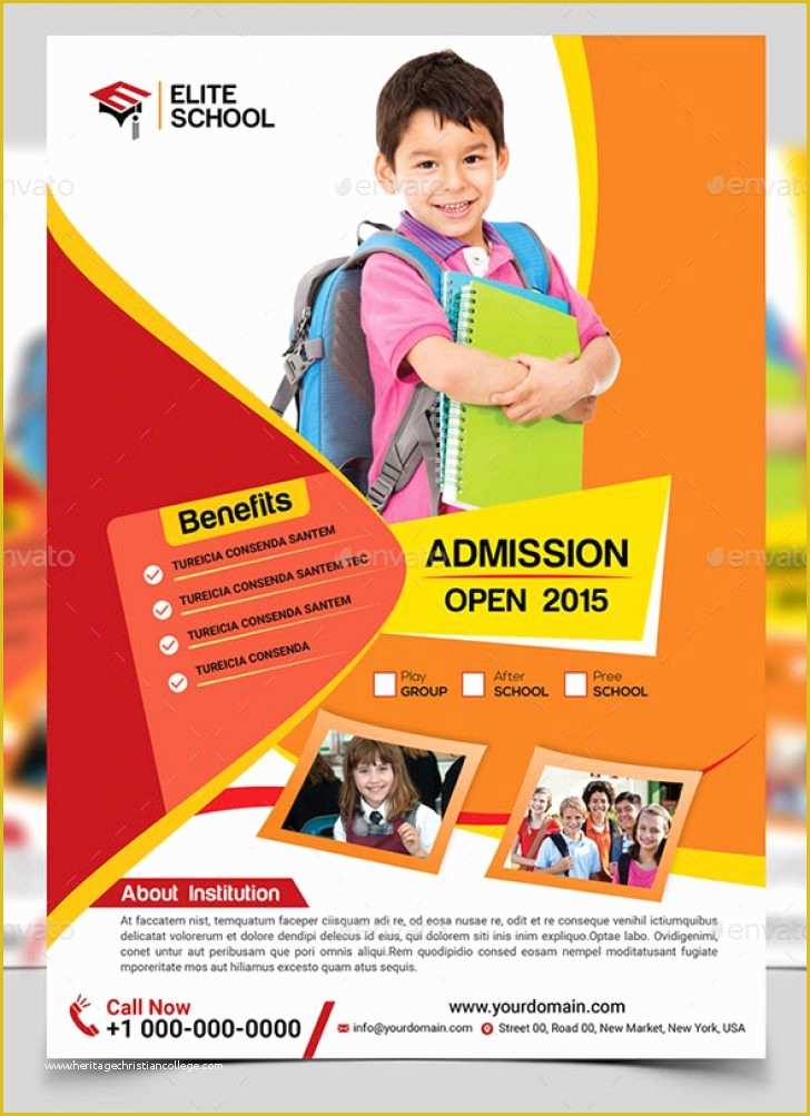 School Brochure Template Free Download Of School Brochure Design Templates Reeviewer