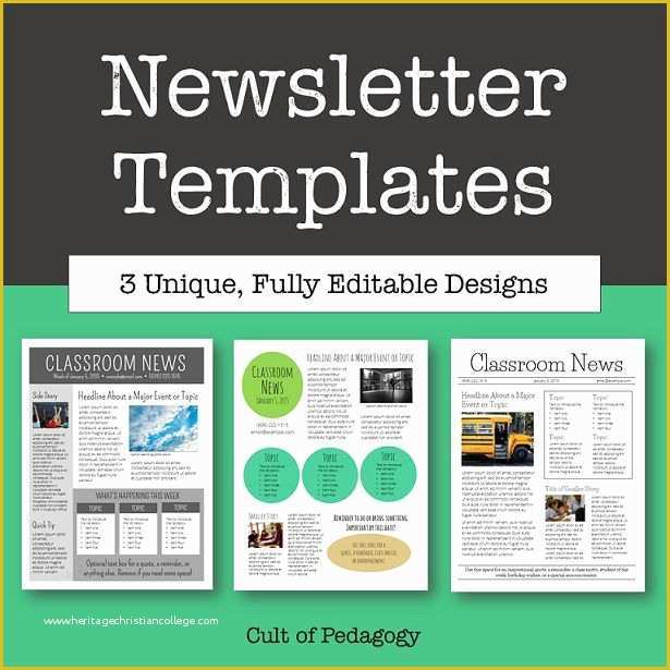 School Newsletter Templates Free Of why No E Reads Your Classroom Newsletter