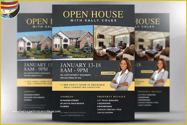 School Open House Flyer Template Free Of 21 Open House Flyer Designs Psd Download